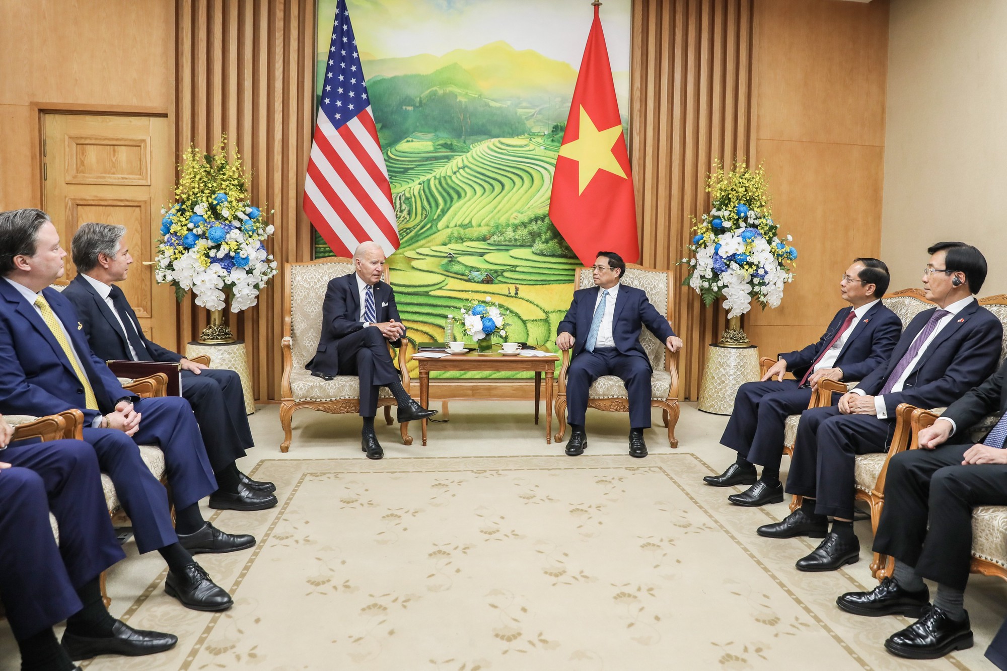 Thủ tướng Phạm Minh Chính hội kiến Tổng thống Mỹ Joe Biden - Ảnh 4.