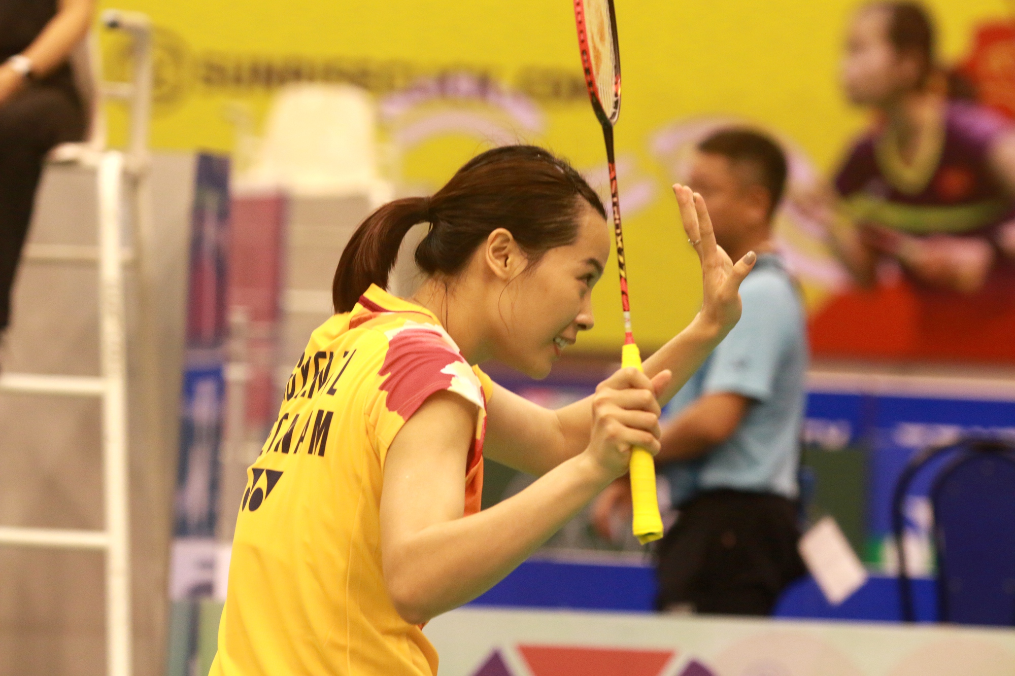 Hạ đối thủ Nhật Bản, Nguyễn Thùy Linh vào chung kết Vietnam Open 2023 - Ảnh 7.