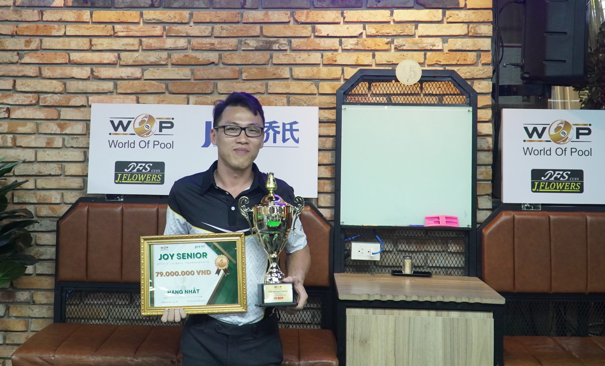 Hạ đương kim vô địch, Hồ Sở Phát vô địch Giải billiards Joy Heyball - Ảnh 4.