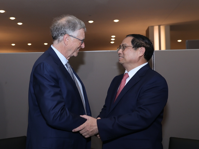 Thủ tướng Phạm Minh Chính mời tỉ phú Bill Gates tham gia tư vấn chiến lược