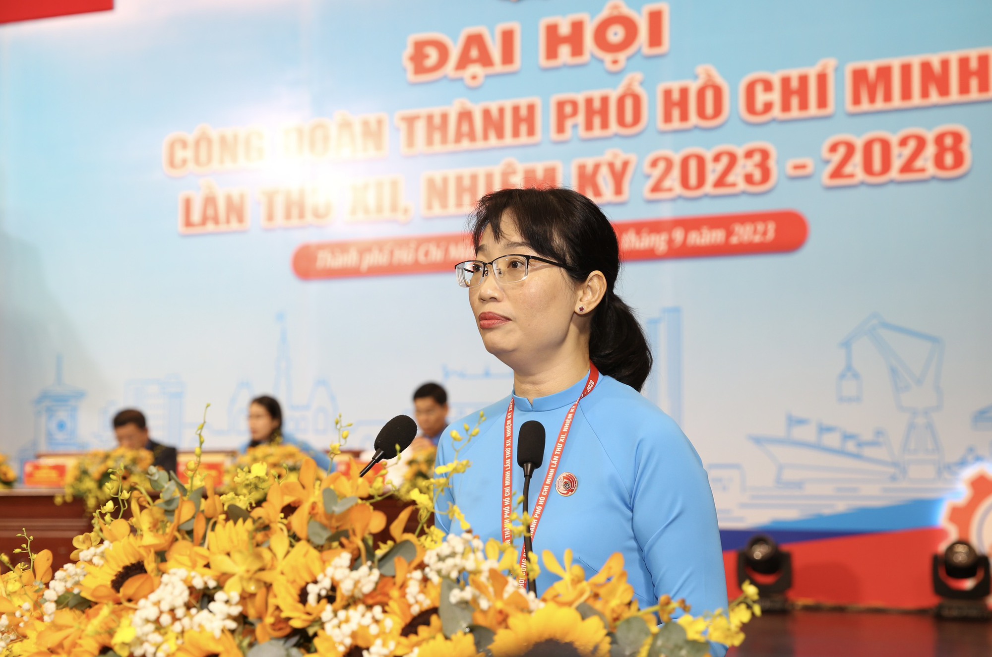 Khai mạc Đại hội Công đoàn TP HCM lần thứ XII, nhiệm kỳ 2023-2028 - Ảnh 3.