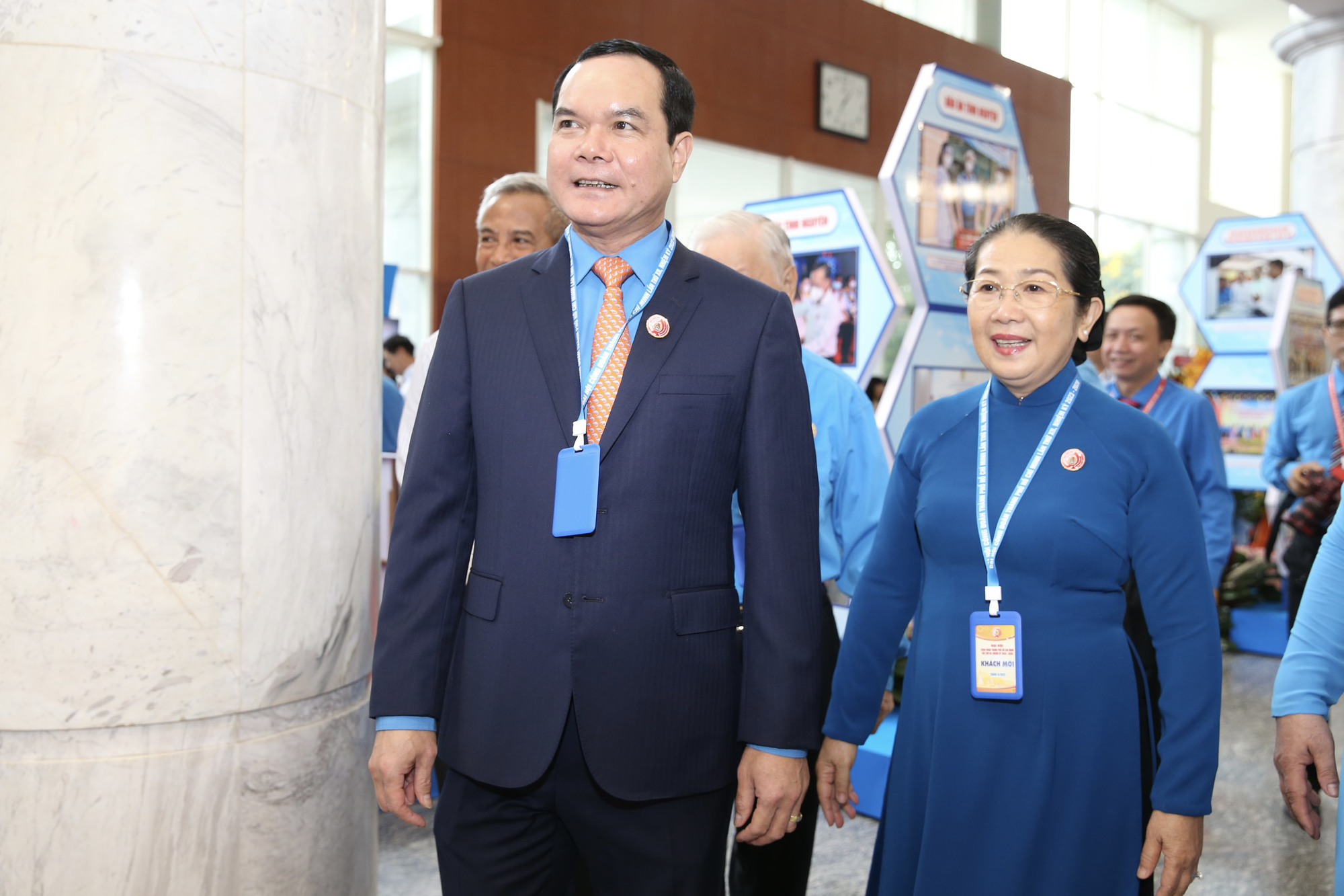 Lãnh đạo Thành ủy TP HCM và Tổng LĐLĐ Việt Nam đến dự phiên bế mạc Đại hội XII Công đoàn TP HCM - Ảnh 3.