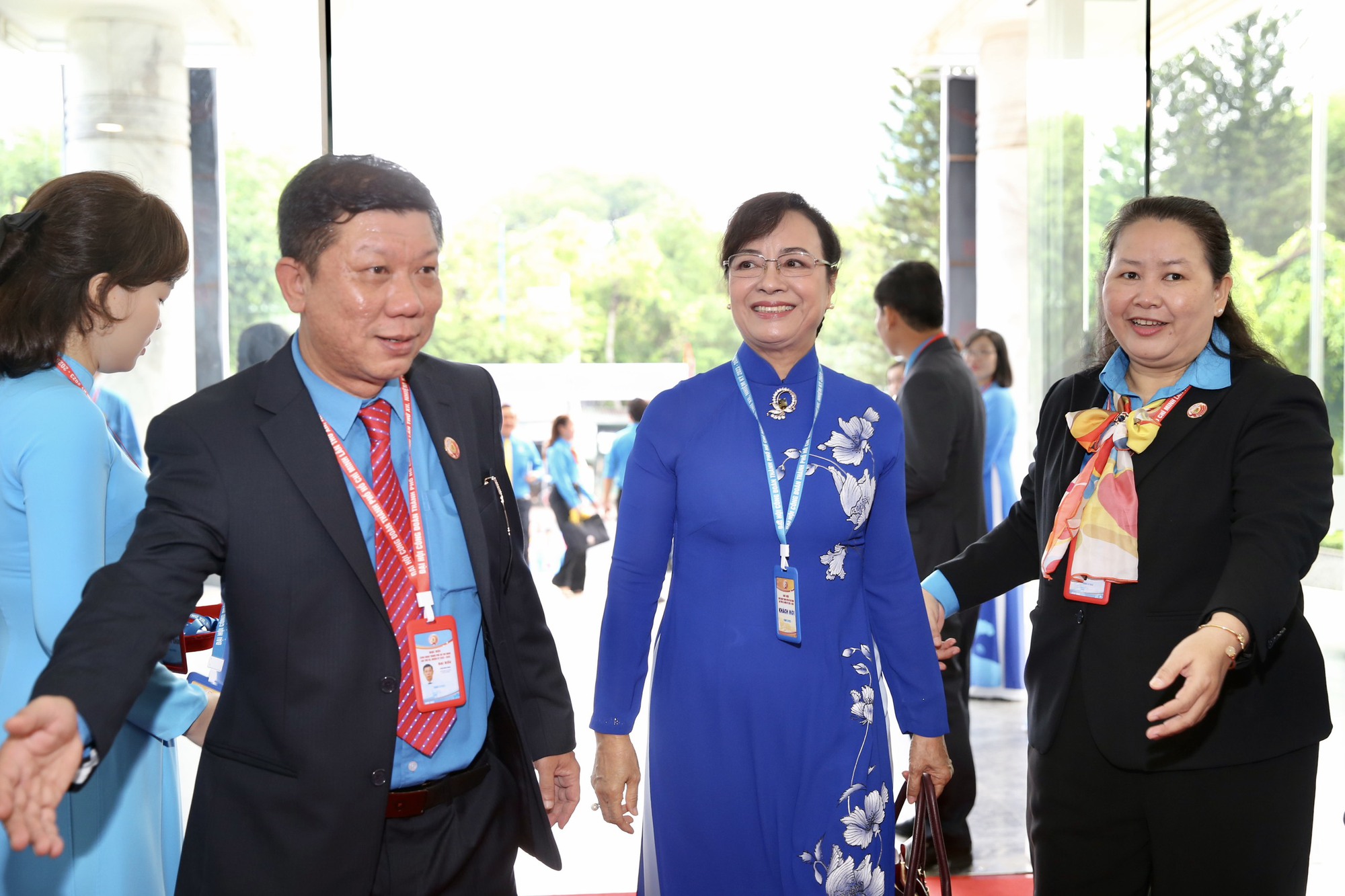 Lãnh đạo Thành ủy TP HCM và Tổng LĐLĐ Việt Nam đến dự phiên bế mạc Đại hội XII Công đoàn TP HCM - Ảnh 9.