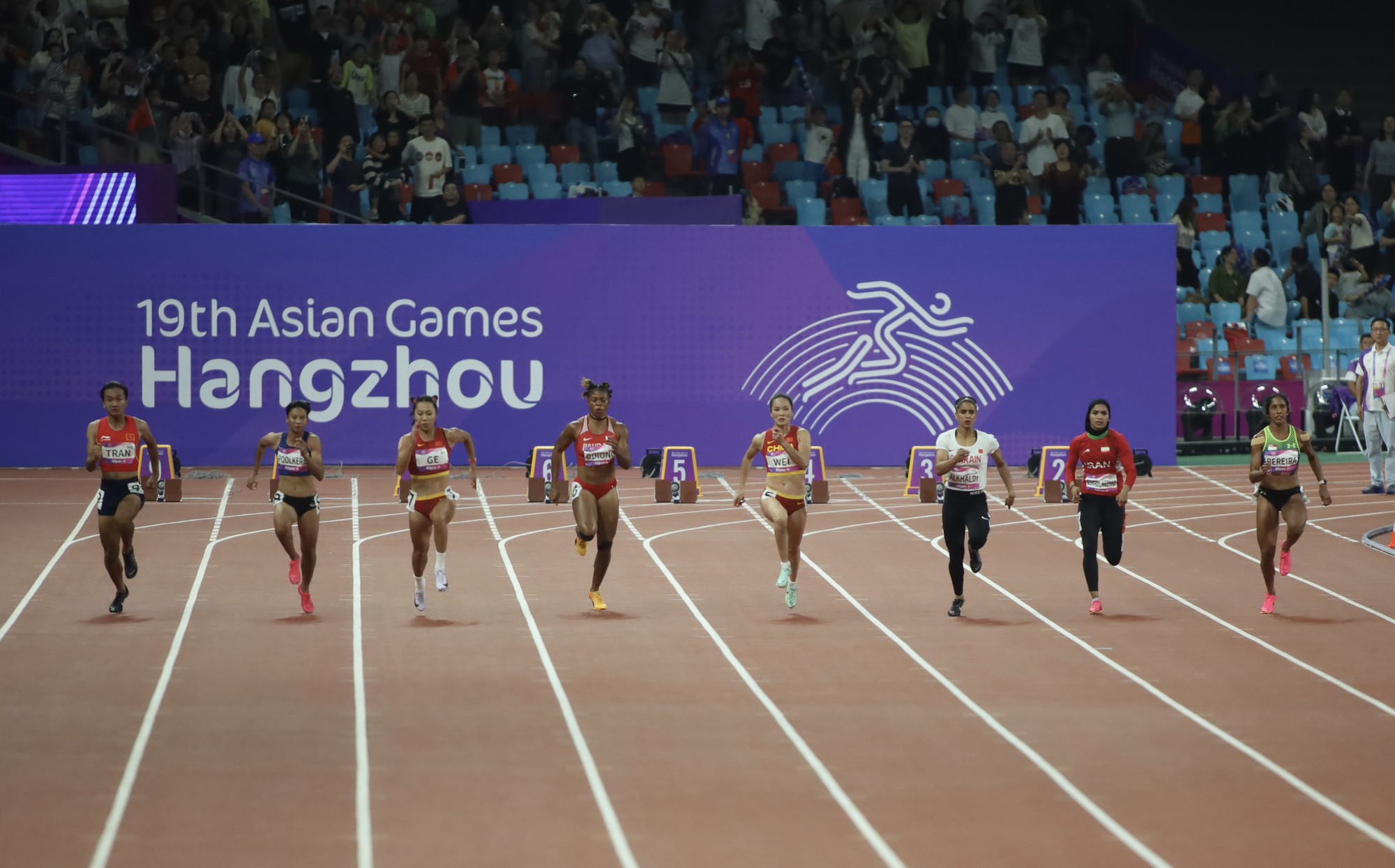 ASIAD 19 ngày 30-9: Trần Thị Nhi Yến xếp hạng 8 cự ly 100m nữ - Ảnh 2.