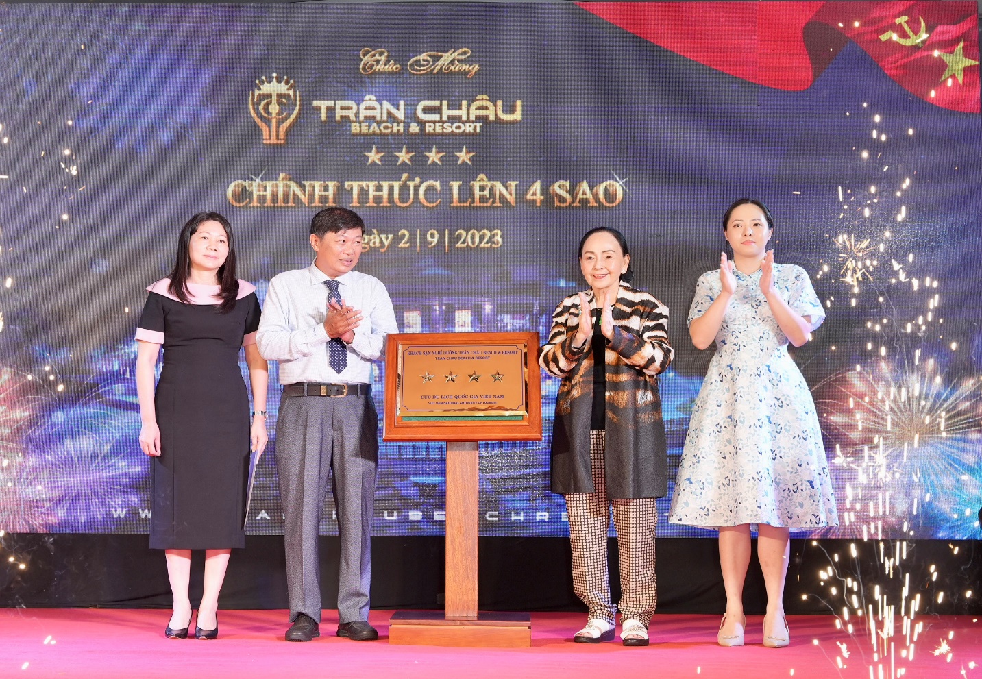Trân Châu Beach & Resort công bố đạt chuẩn 4 sao - Ảnh 1.