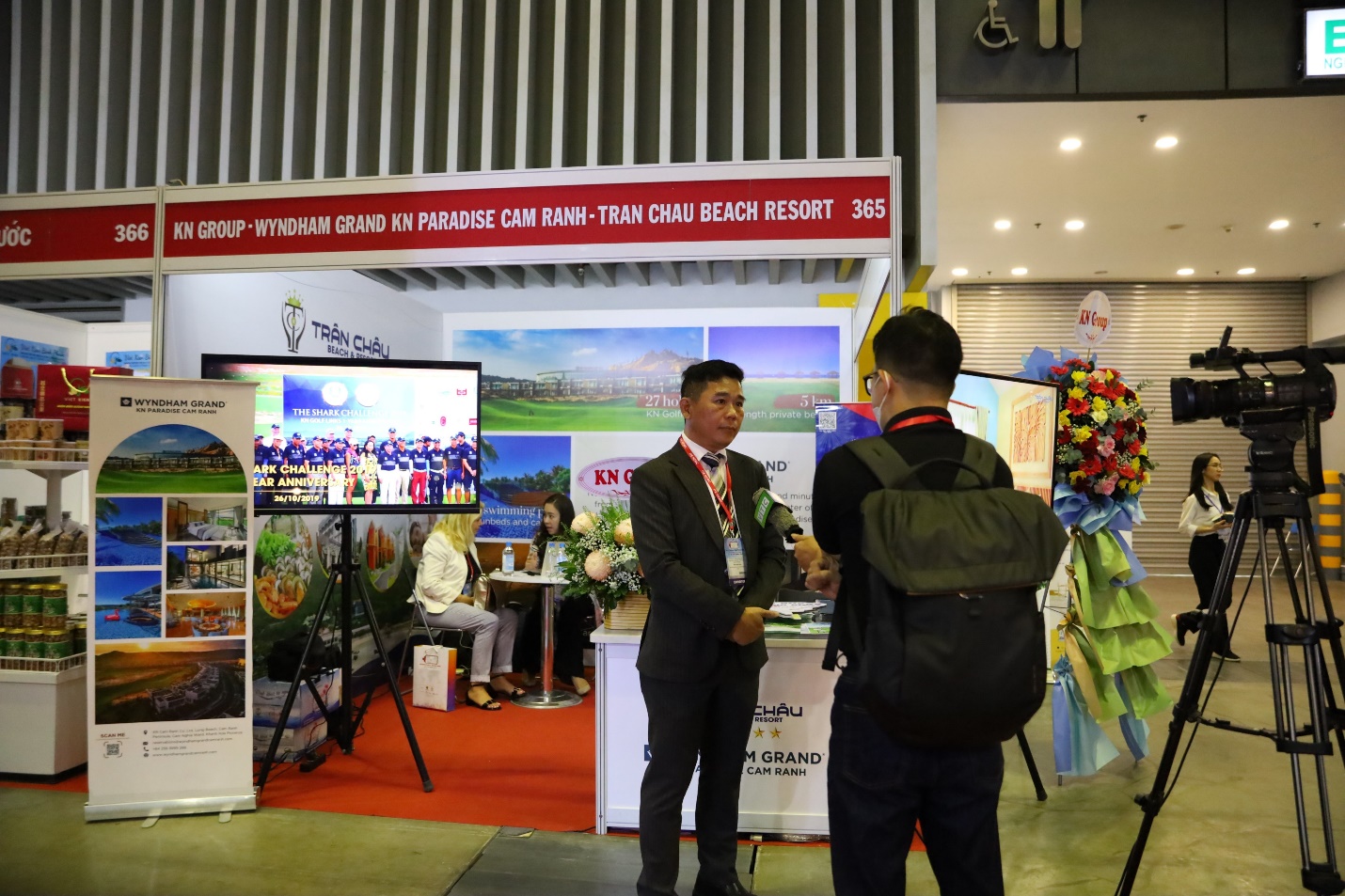 Wyndham Grand KN Paradise Cam Ranh & Trân Châu Beach Resort tham gia sự kiện ITE HCMC 2023 - Ảnh 1.