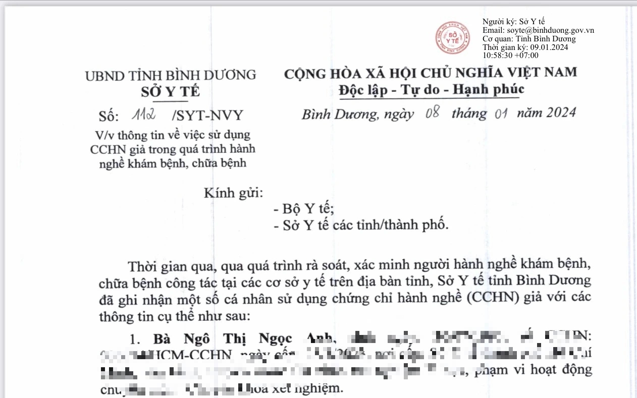 Khởi tố nhiều người xài chứng chỉ hành nghề y giả - Ảnh 2.