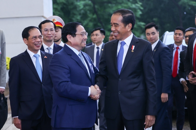 Thủ tướng Phạm Minh Chính vui mừng gặp lại Tổng thống Indonesia- Ảnh 1.