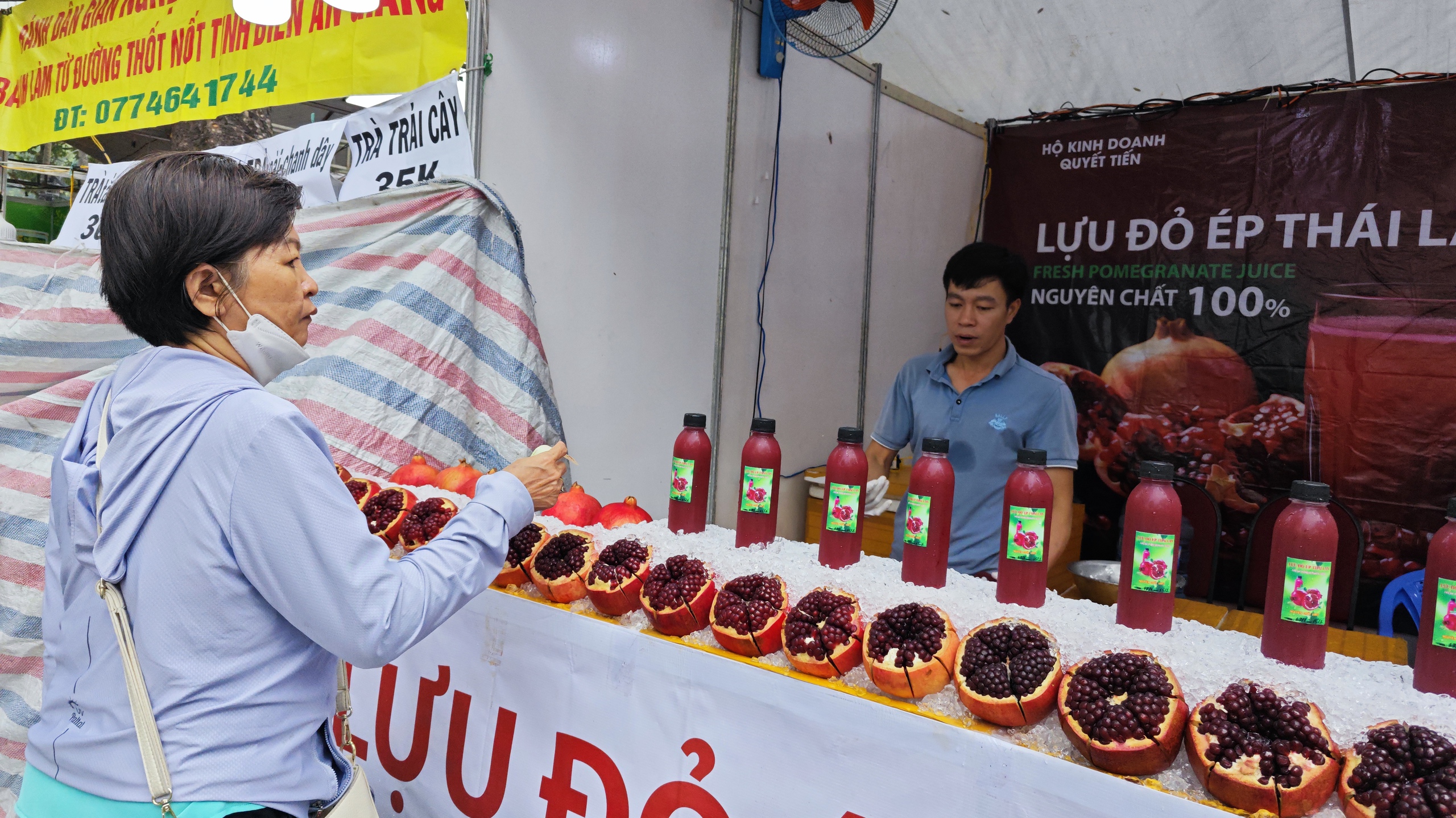 Cidade de Ho Chi Minh: Aproveite muitos pratos vegetarianos com preços a partir de 5.000 VND no Festival de Comida Vegetariana - Foto 4. TP HCM: Thưởng thức nhiều món chay giá từ 5.000 đồng tại Lễ hội Ẩm thực chay- Ảnh 4.