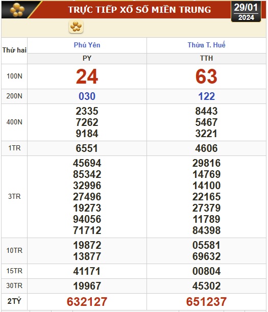 Kết quả xổ số hôm nay (29-1): TP HCM, Đồng Tháp, Cà Mau, Phú Yên, Hà Nội...- Ảnh 2.
