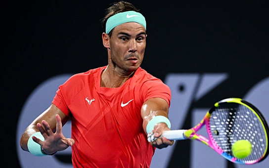 Nadal thắng một mạch vào tứ kết Brisbane International 2024