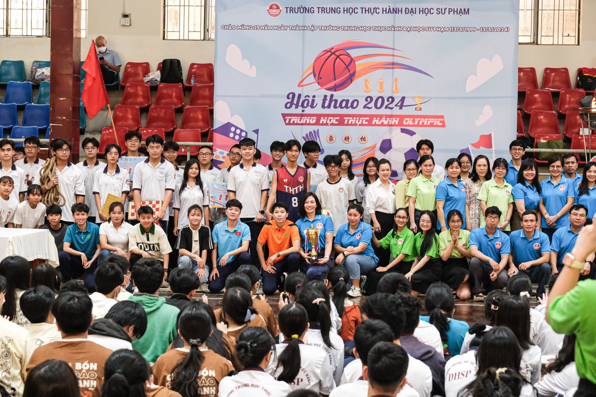 Sôi nổi Hội thao Trung học Thực hành Olympic 2024- Ảnh 3.