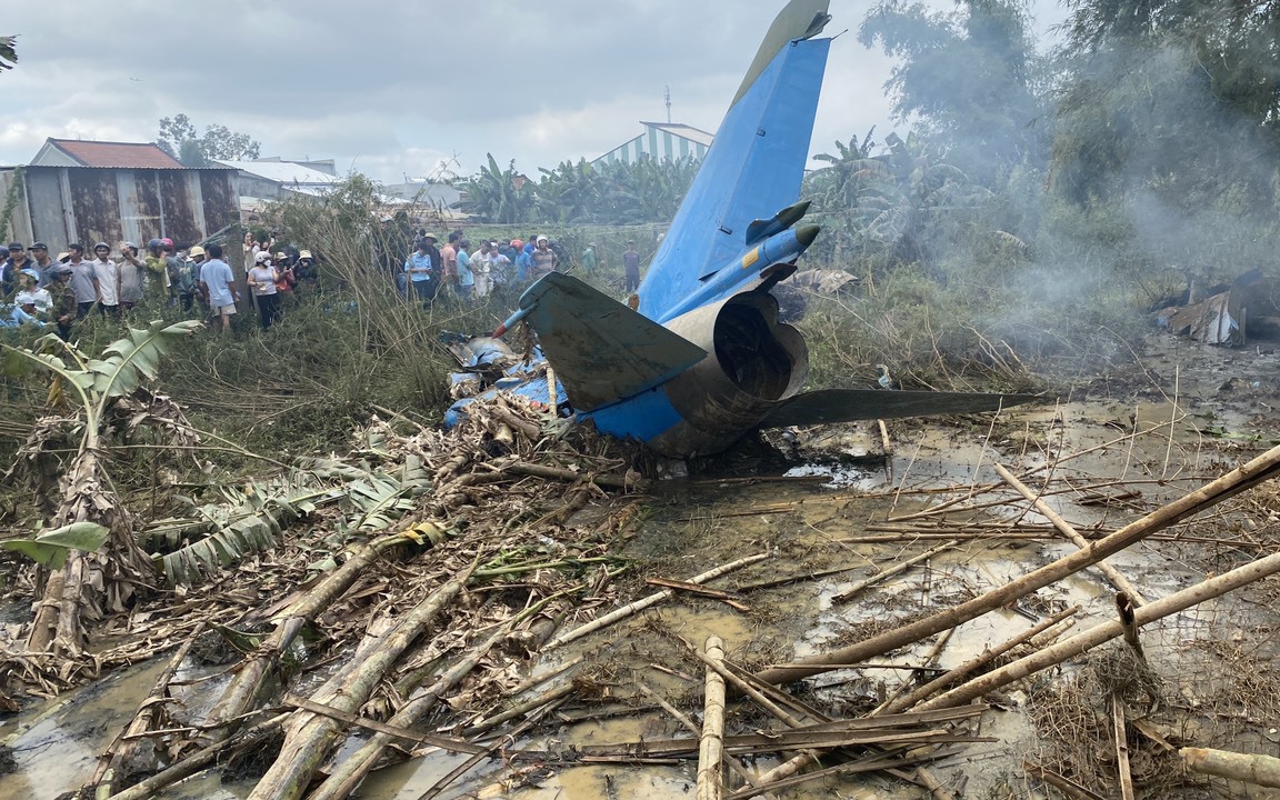 Bộ Quốc phòng thông tin chính thức máy bay quân sự rơi ở Quảng Nam