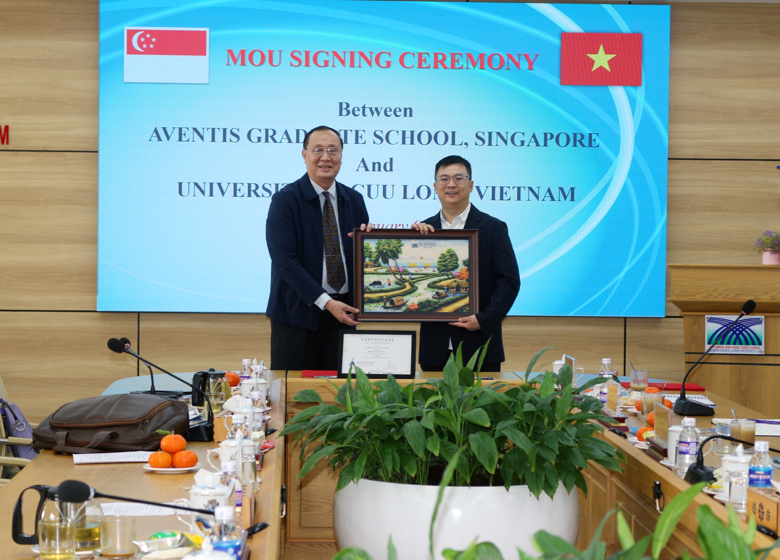 Trường ĐH Cửu Long ký kết hợp tác với 1 trường ở Singapore- Ảnh 8.