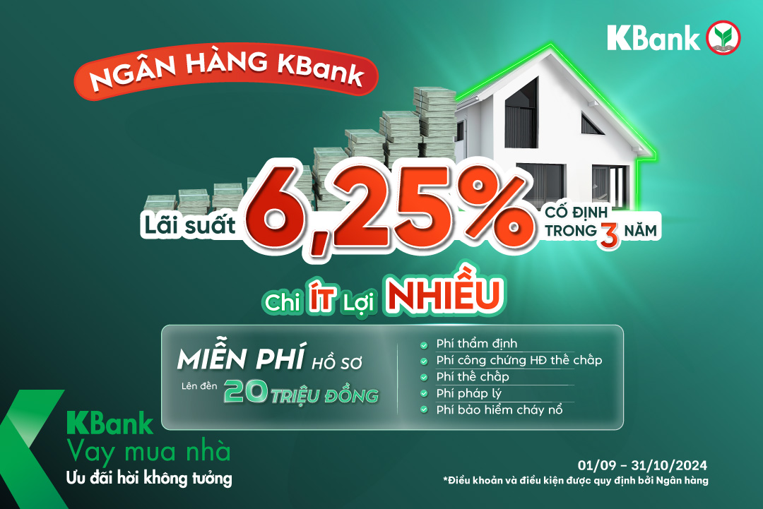 KBank - Chính sách vay vốn mua nhà