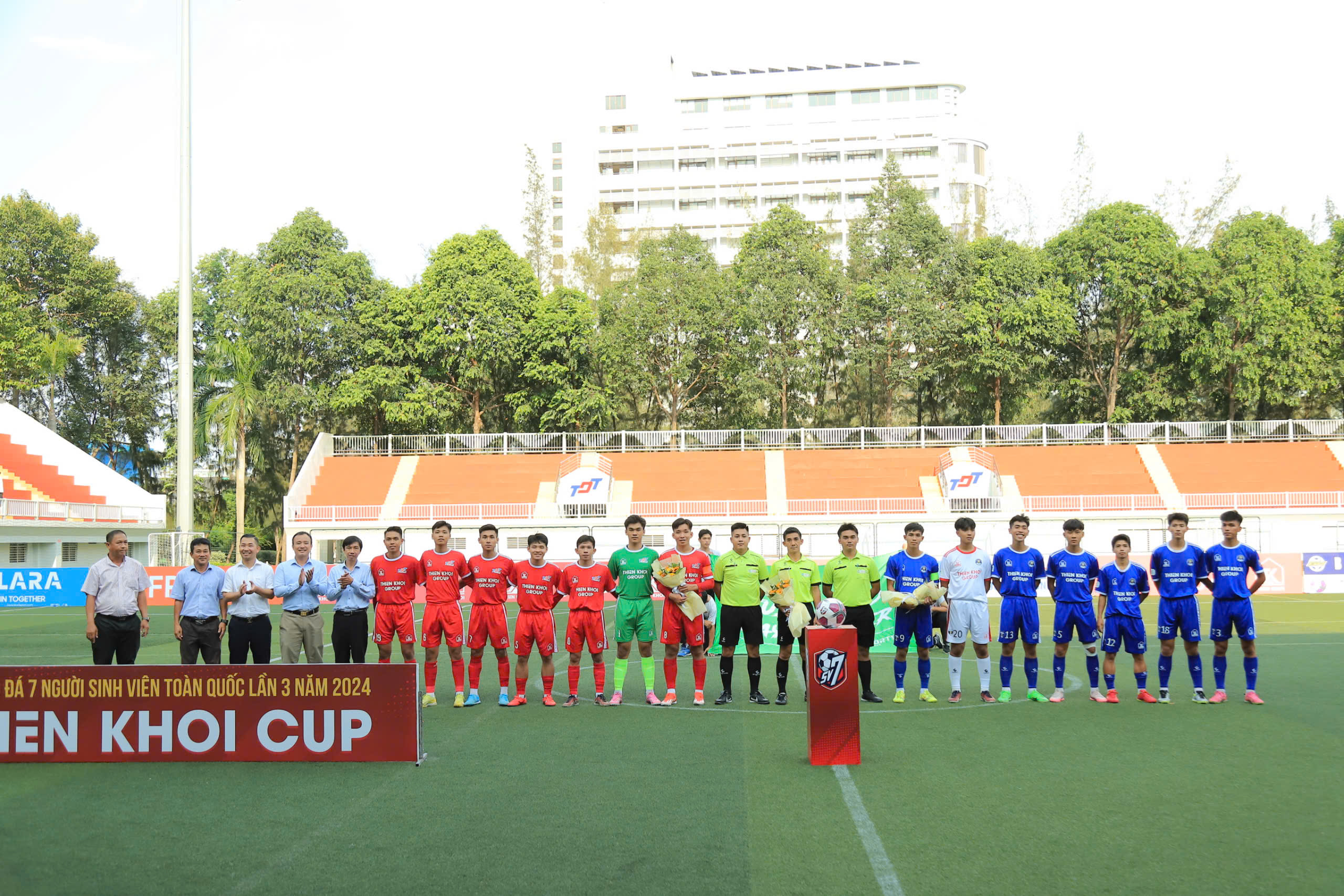 Khai mạc giải bóng đá 7 người sinh viên khu vực TP HCM 2024- Ảnh 1. Khai mạc giải bóng đá 7 người sinh viên khu vực TP HCM 2024- Ảnh 1.