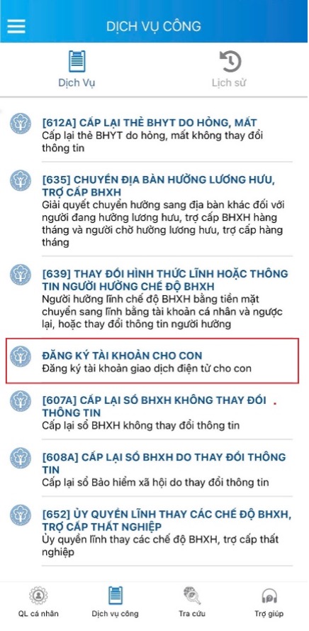 Hướng dẫn phụ huynh tra cứu thẻ BHYT và đăng ký tài khoản VssID cho con- Ảnh 3.