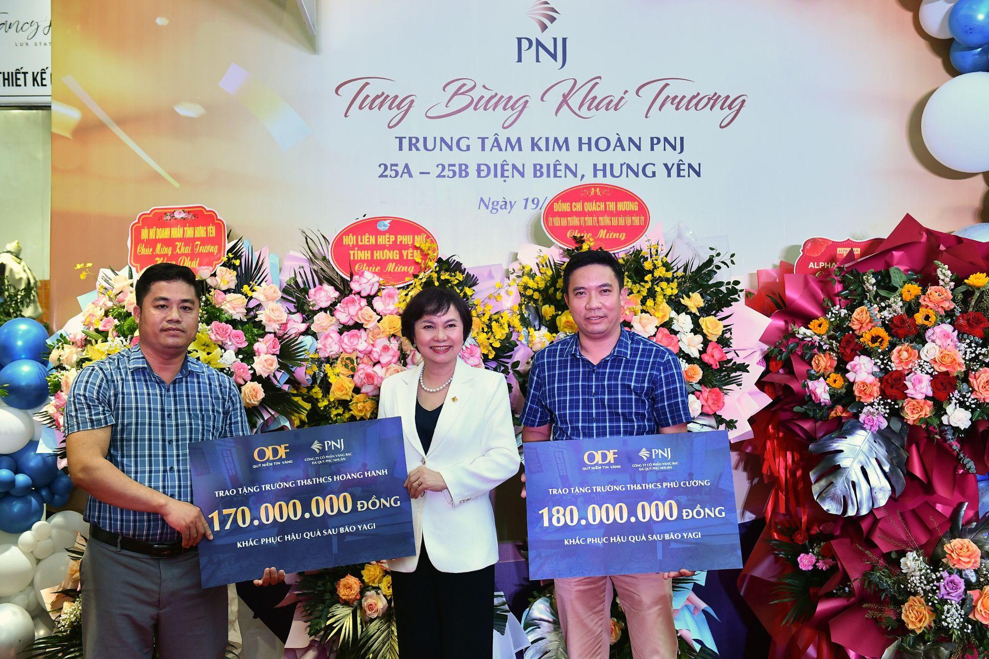 PNJ và Quỹ Niềm tin vàng hỗ trợ 350 triệu đồng cho 2 trường học tại tỉnh Hưng Yên hậu bão Yagi- Ảnh 1.