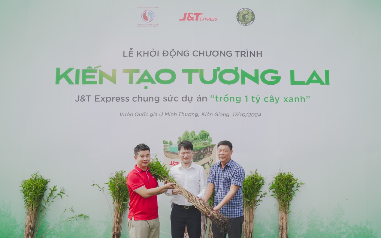 Hướng tới Net Zero, J&T Express chung sức kiến tạo tương lai cùng chương trình “Trồng 1 tỷ cây xanh