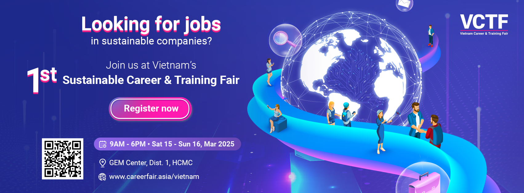 Vietnam Career & Training Fair 2025 - Ngày hội Việc làm và Đào tạo dành cho người đi làm- Ảnh 1.