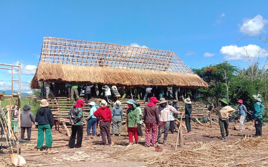 Nhà rông truyền thống độc đáo của người Ba Na ở Kbang