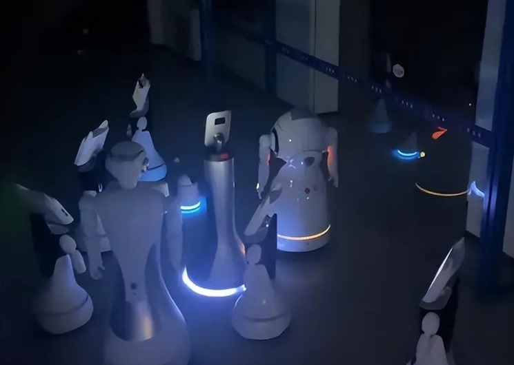 Bất ngờ: Một robot nhỏ rủ rê, bắt cóc 12 robot lớn