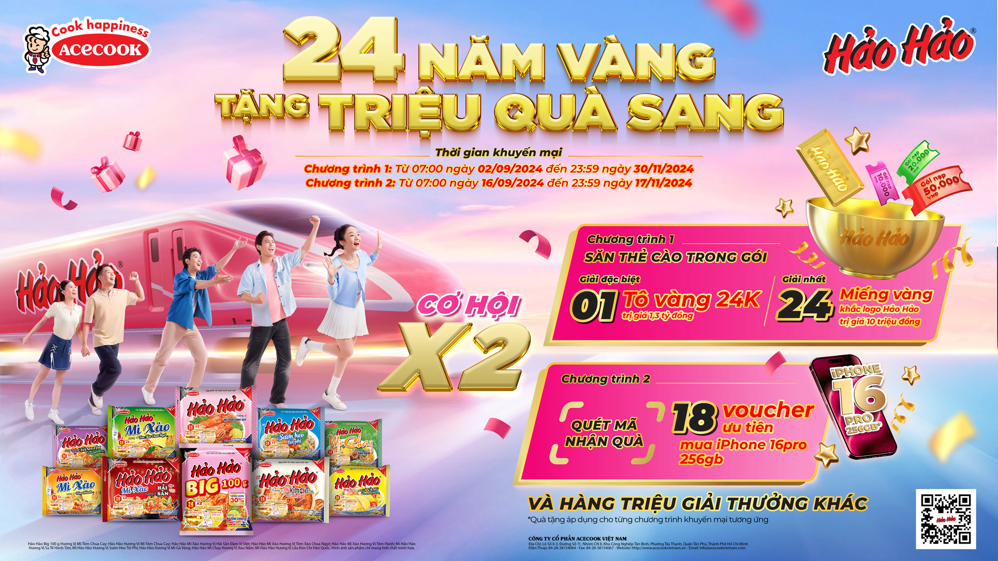 Hảo Hảo “24 năm vàng - Tặng triệu quà sang”- Ảnh 1.