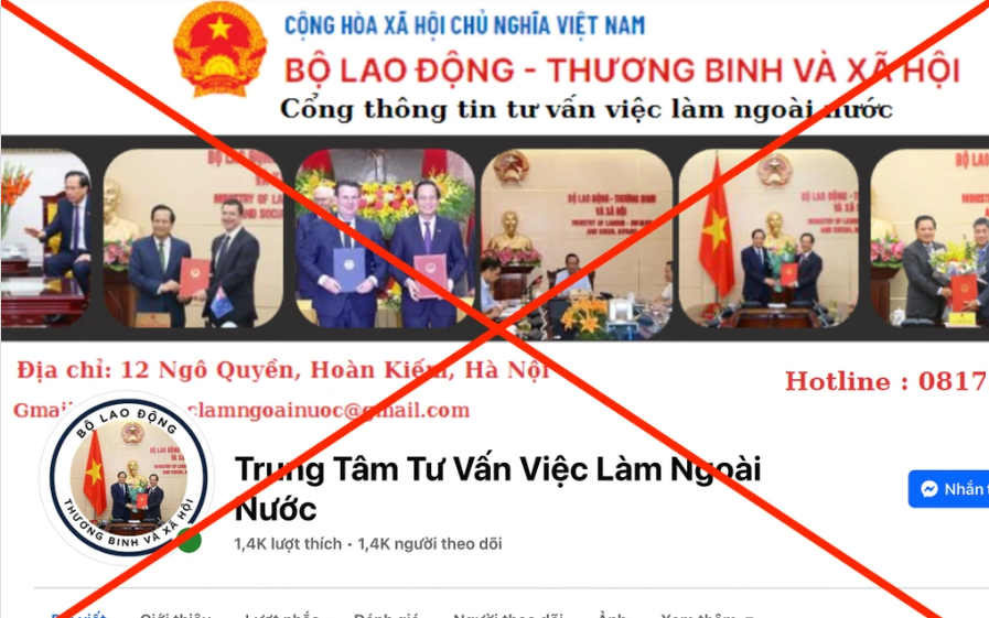 Giả chữ ký của Bộ trưởng Lao động - Thương binh, Xã hội để lừa đảo