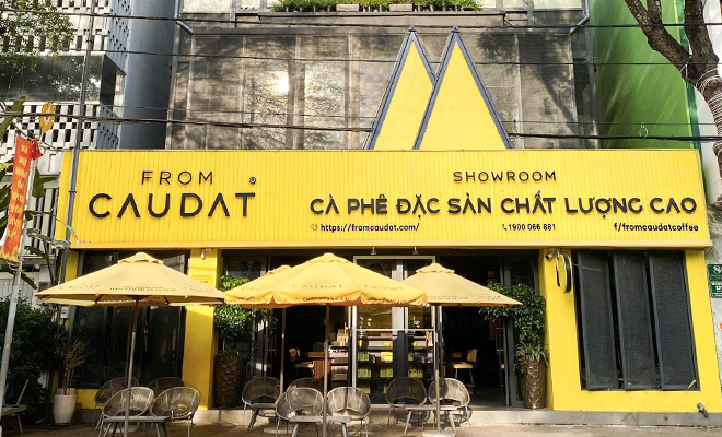 Showroom của Cà phê Nam Ân