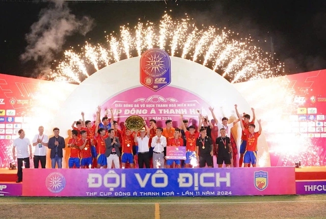 Hậu Lộc FC vô địch hội đồng hương Thanh Hoá miền Nam 2024- Ảnh 2.