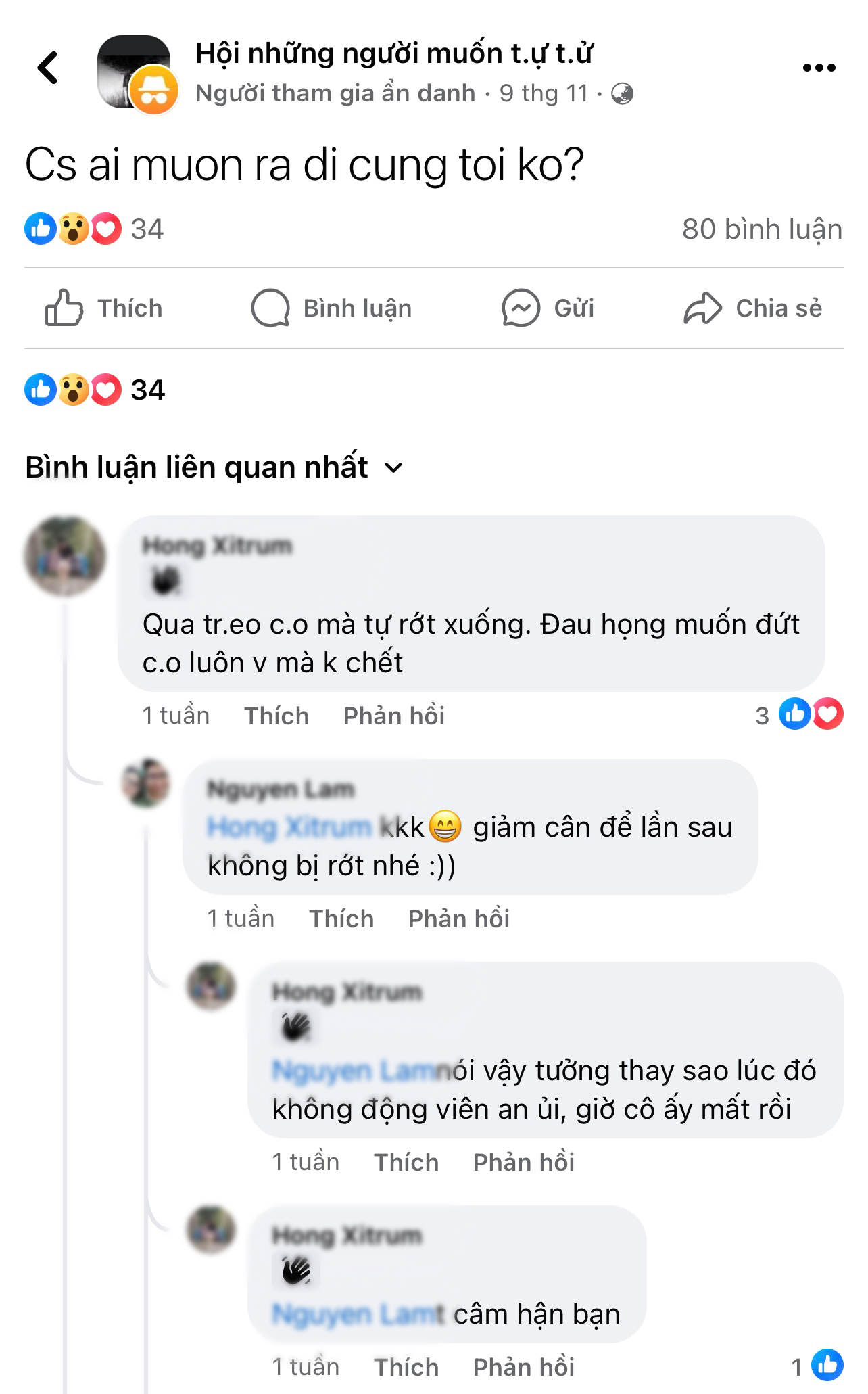 Những hội nhóm “chết người”: Kích động, rủ rê tự tử- Ảnh 9.