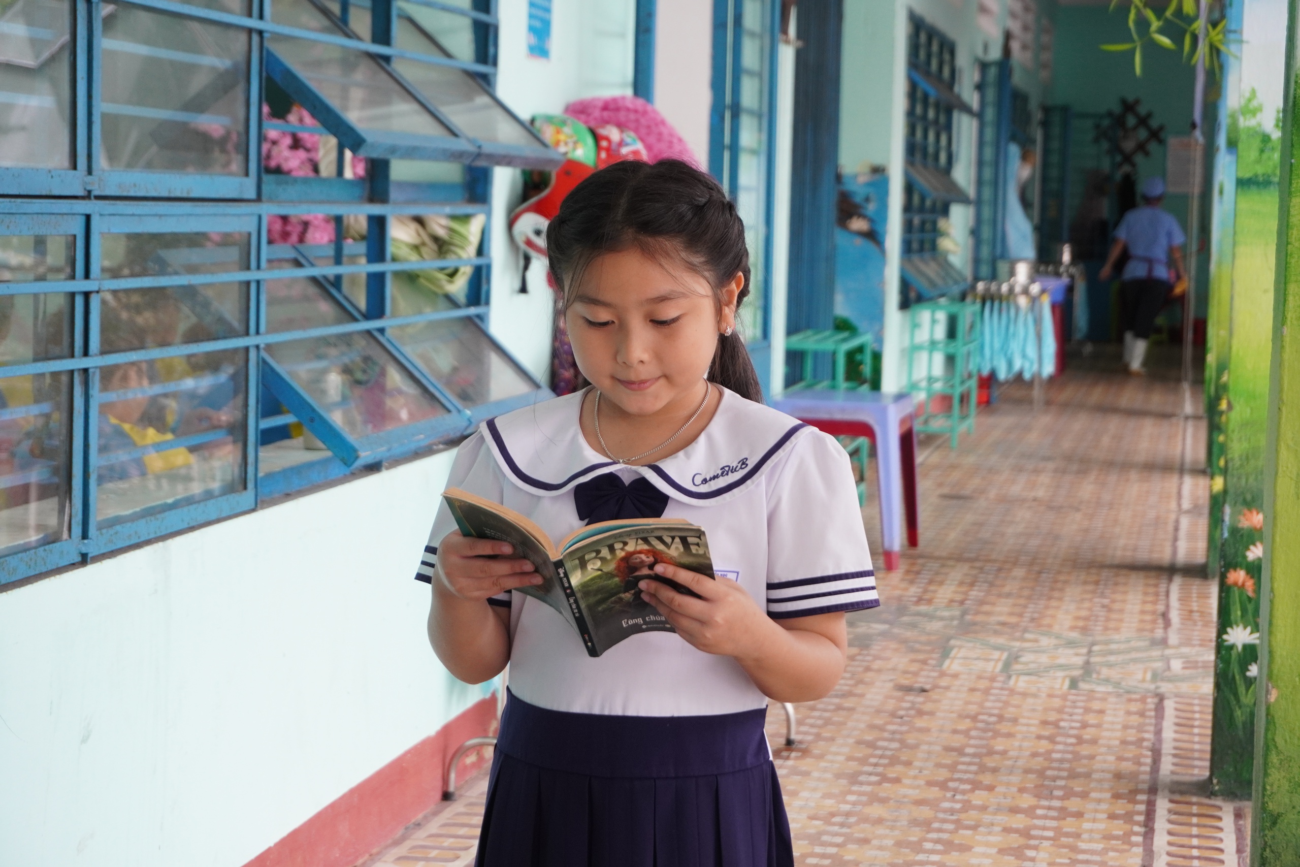 Một số hình ảnh Hưởng ứng ngày hội đọc sách của học sinh trường THPT Trần  Phú