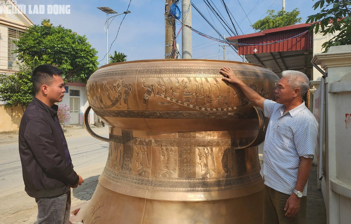 Người làm "sống lại" nghề đúc trống đồng ở xứ Thanh- Ảnh 5.