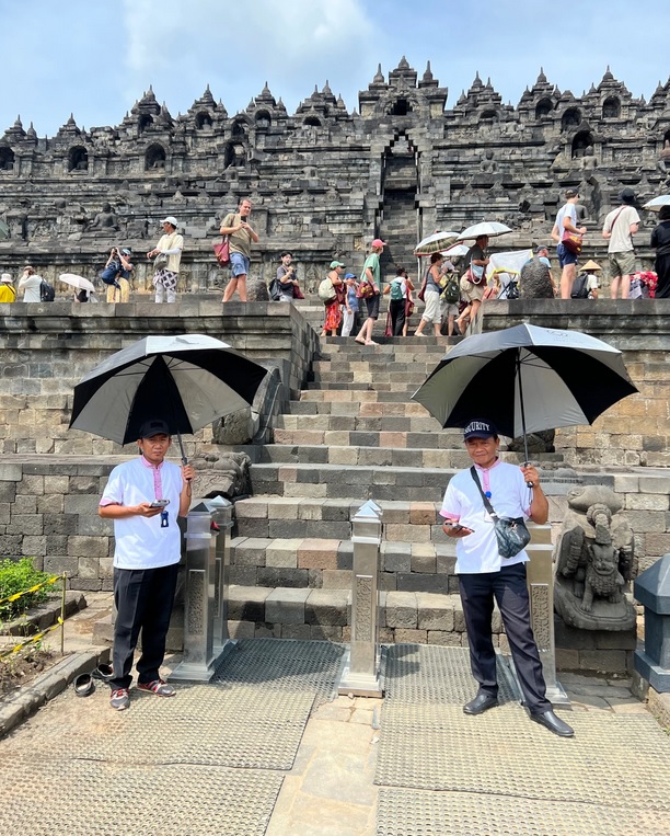 New security measures at the temple will prevent unauthorised stunts and help preserve the temple’s culture and history. Photo: Penny Watson