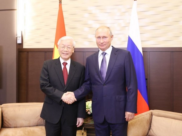 Tổng Bí thư Nguyễn Phú Trọng chúc mừng Tổng thống Nga Vladimir Putin- Ảnh 1.