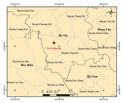 Động đất 4.0 độ Richter tại Hà Nội- Ảnh 1.
