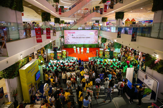 Một hoạt động tại chương trình “Tôn vinh cà phê Việt” lần 1 - 2023 do Báo Người Lao Động tổ chức Ảnh: HOÀNG TRIỂU