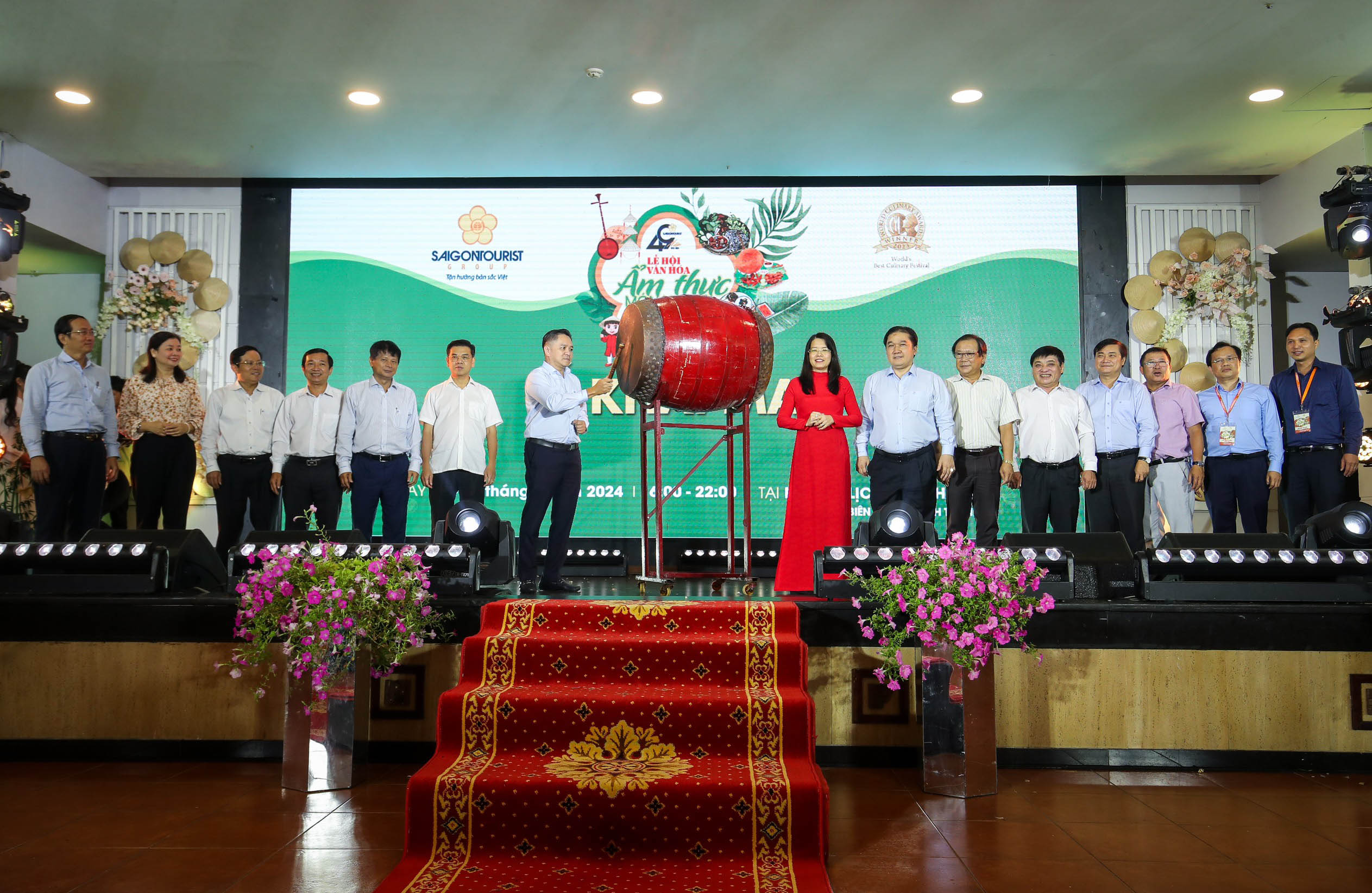 Độc đáo “vừa đi vừa nấu” tại Lễ hội Văn hóa Ẩm thực, Món ngon Saigontourist Group 2024- Ảnh 1.