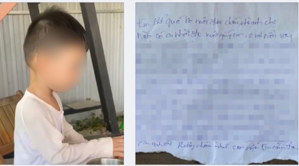 Bé 2 tuổi bị bỏ rơi gần đường cao tốc kèm bức thư tay - Ảnh 1.