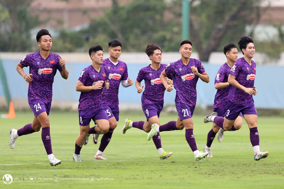 Nhiều tuyển thủ U20 được kỳ vọng tỏa sáng trong màu áo U23 Việt Nam tại Giải U23 châu Á 2024  Ảnh: VFF