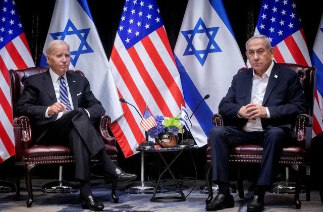 Tổng thống Mỹ Joe Biden và Thủ tướng Israel Benjamin Netanyahu. Ảnh: Reuters