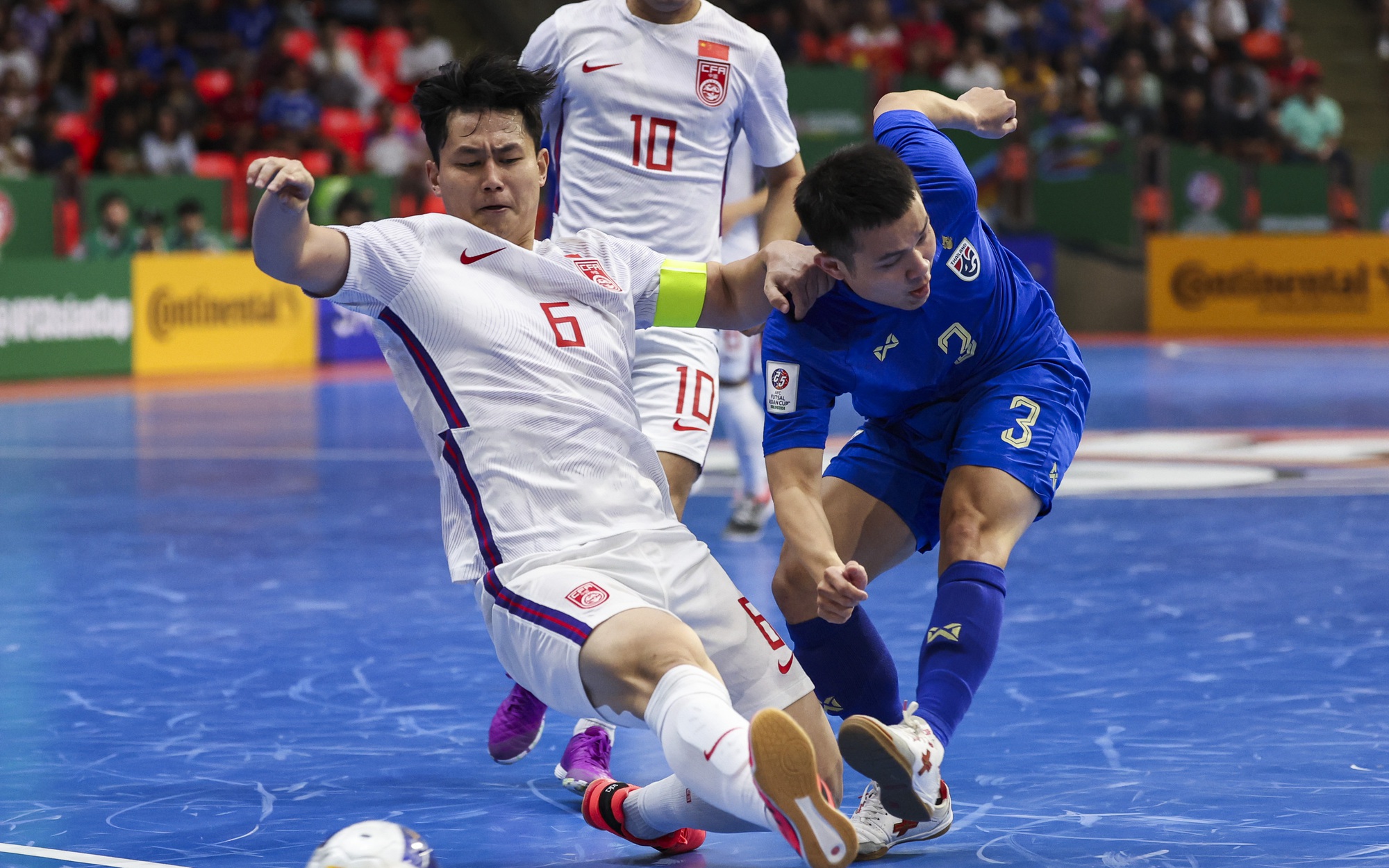 Futsal Trung Quốc thảm bại trước Thái Lan