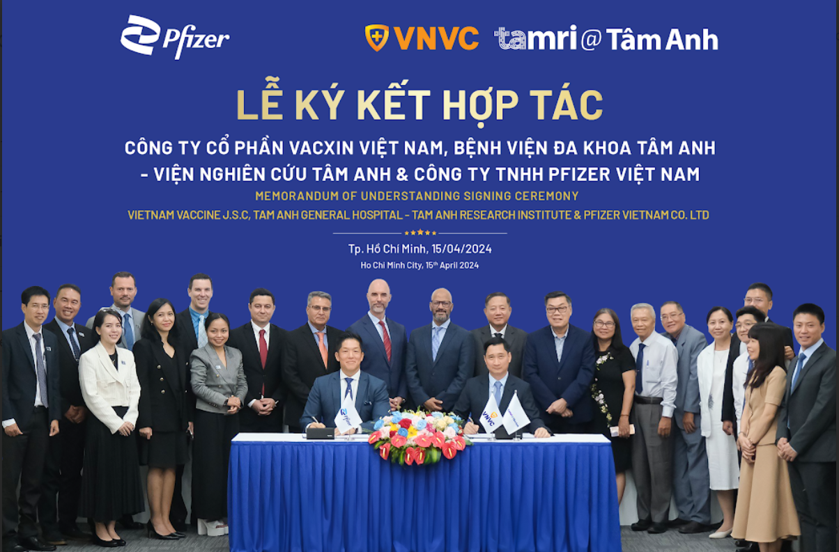 Pfizer Việt Nam, VNVC và Tâm Anh hợp tác nâng cao giải pháp sức khỏe tại Việt Nam- Ảnh 1.