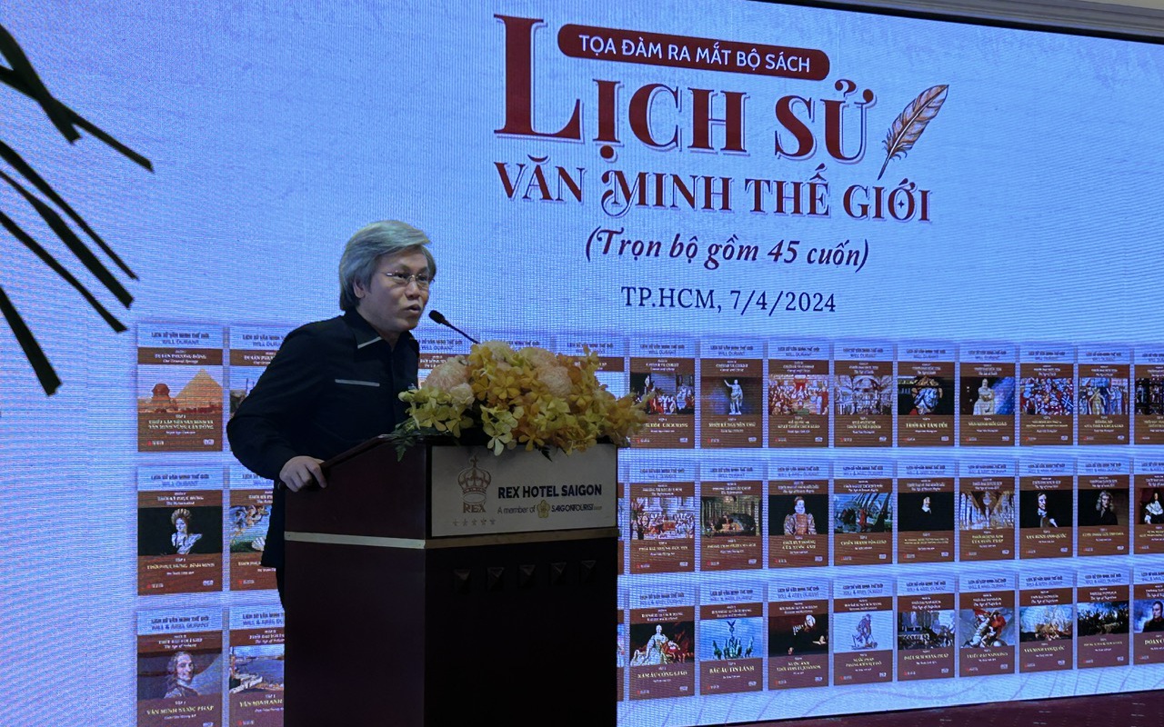 Sách Lịch sử văn minh thế giới trọn bộ lần đầu tiên có ở Việt Nam