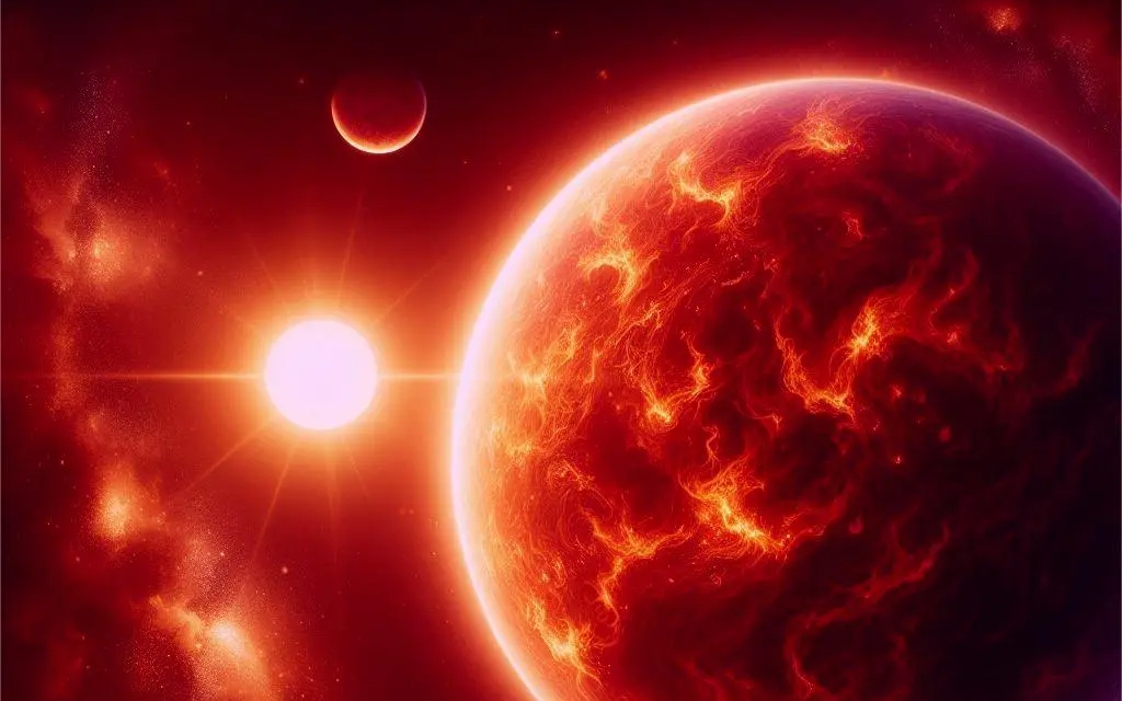 Lộ diện siêu Trái Đất màu đỏ rực giống trong phim 