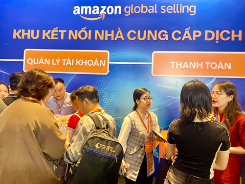 Doanh nghiệp kết nối, tìm hiểu bán hàng trên Amazon tại hội nghị ngày 24-5