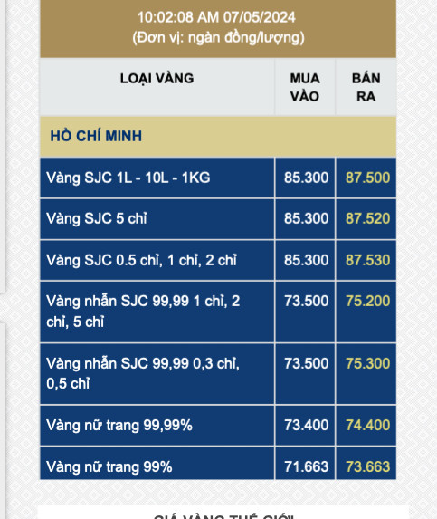 Tăng giá kỷ lục, vàng SJC bỏ xa mốc 87 triệu đồng/lượng- Ảnh 1.