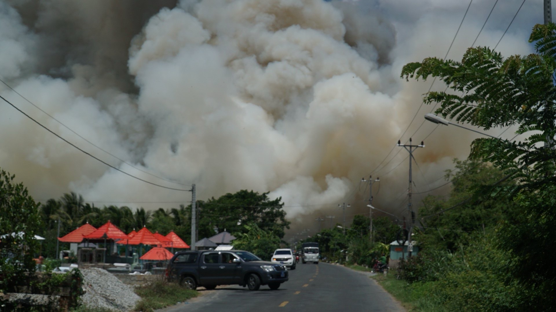 Clip: Hỏa hoạn bùng phát ở Vườn quốc gia Tràm Chim, cột khói cao hàng chục mét - Ảnh 4