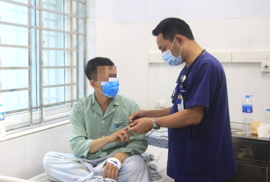 Bệnh nhân nhiễm bệnh điều trị tại Bệnh viện Đa khoa Bãi Cháy (tỉnh Quảng Ninh)