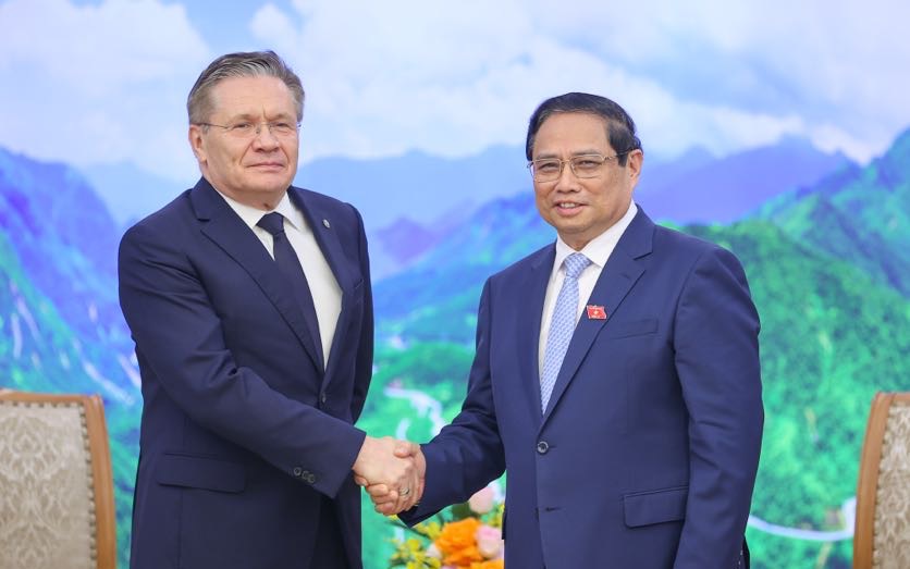 Thủ tướng Phạm Minh Chính tiếp Tổng giám đốc Tập đoàn Năng lượng nguyên tử quốc gia Nga